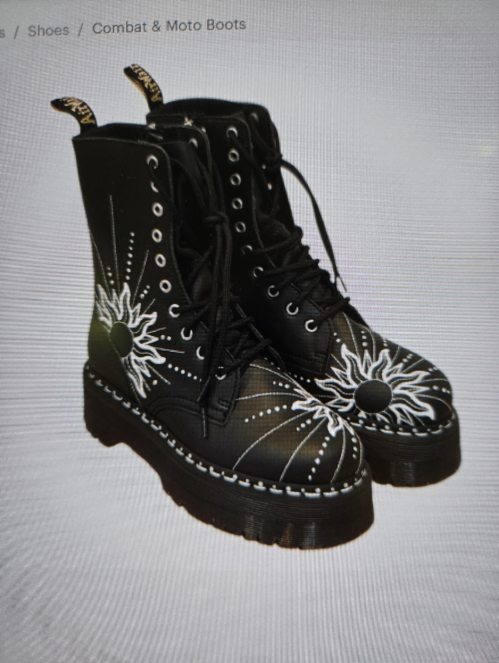 NEW! Dr. Martens Jadon Hi Solar Flare Platform Boots. Size 8. Price Is Firm! - Picture 4 of 9